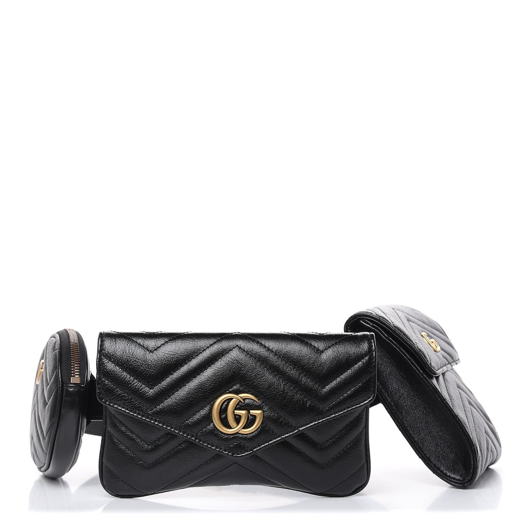Gucci Calfskin Matelasse GG Marmont 2.0 Multi Belt Bag