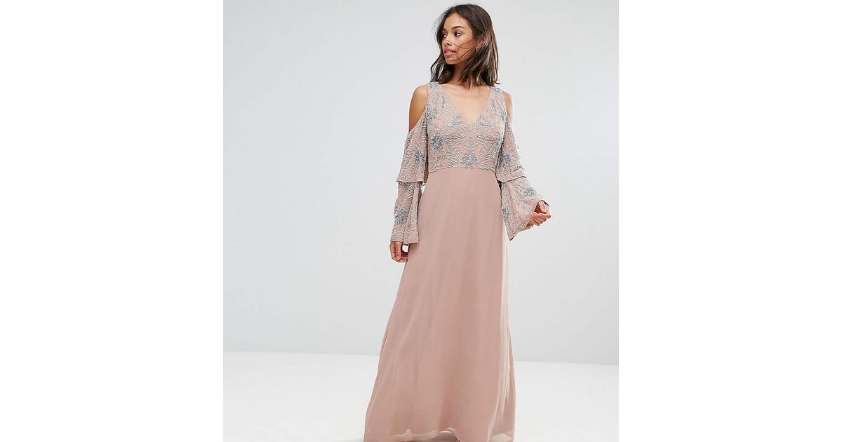 Maya All Over Embellished Maxi Dress ...