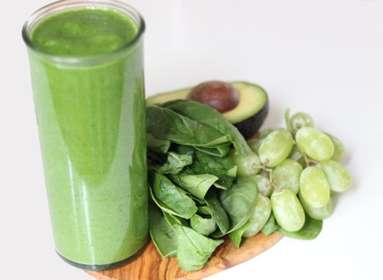 Spinach Avocado Grape Smoothie | 15 Smoothie Recipes That Prove Avocado  Makes Everything Better | POPSUGAR Fitness Photo 3
