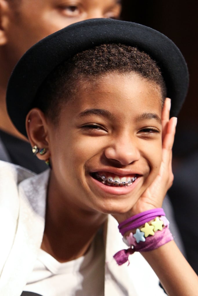 Again, Willow rocks a bowler hat — and this time she shows off her adorable smile.