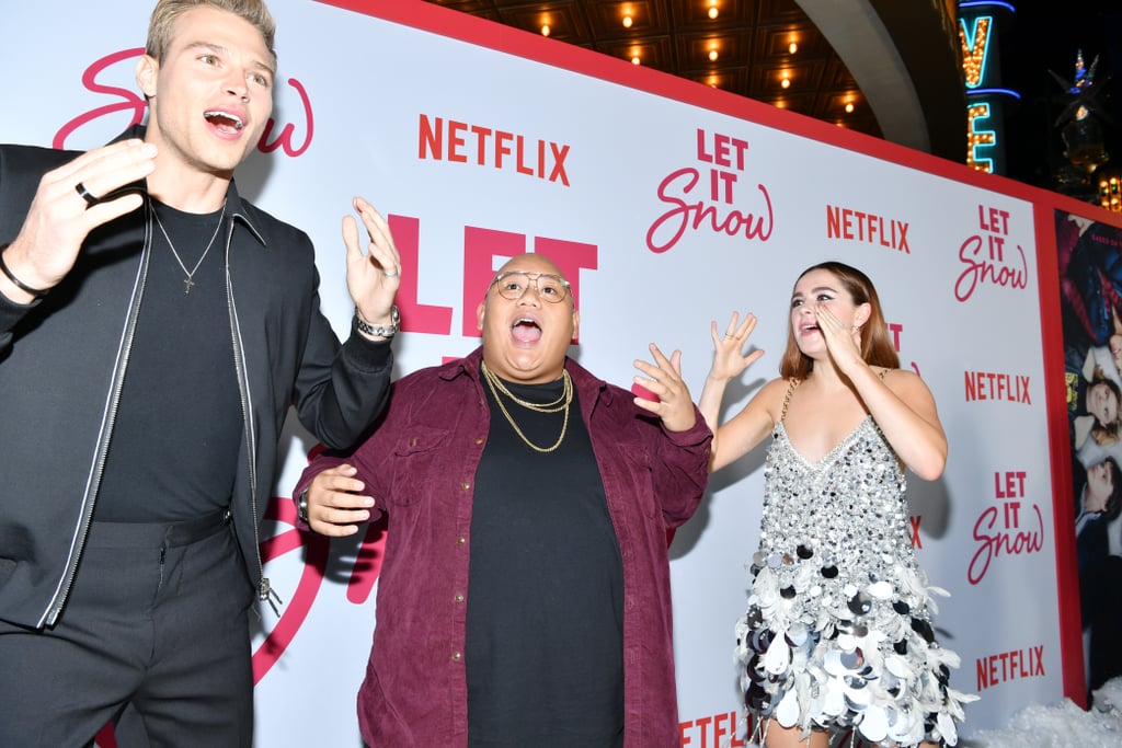 Matthew Noszka, Jacob Batalon, and Kiernan Shipka at the Let It Snow Premiere