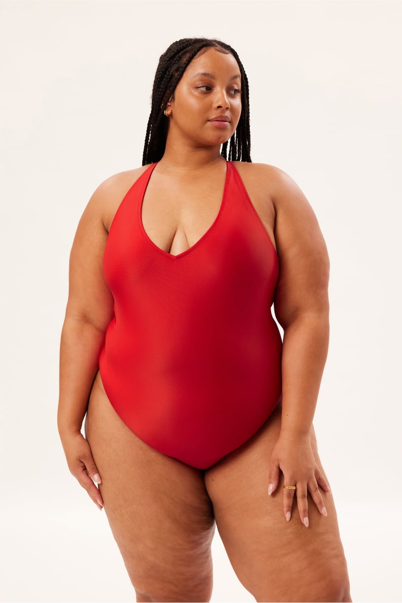 A Plunging Swimsuit: Girlfriend Collective Palma Plunge One Piece