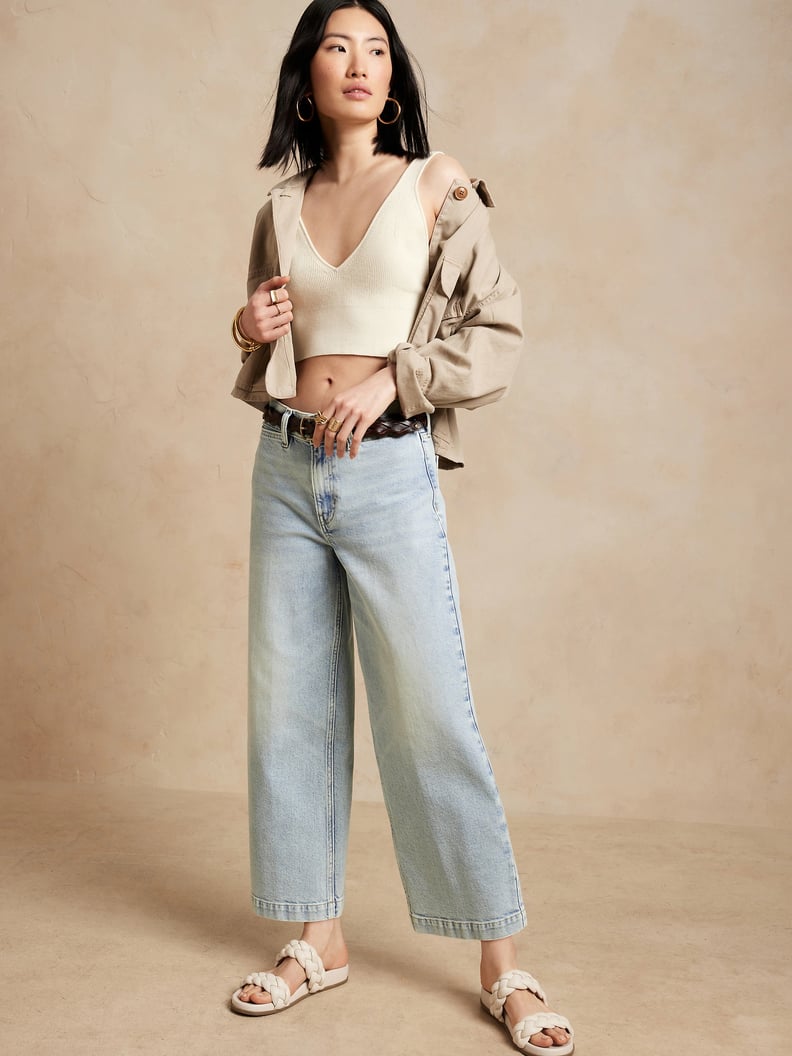 Banana Republic The Wide-Leg Crop Jean