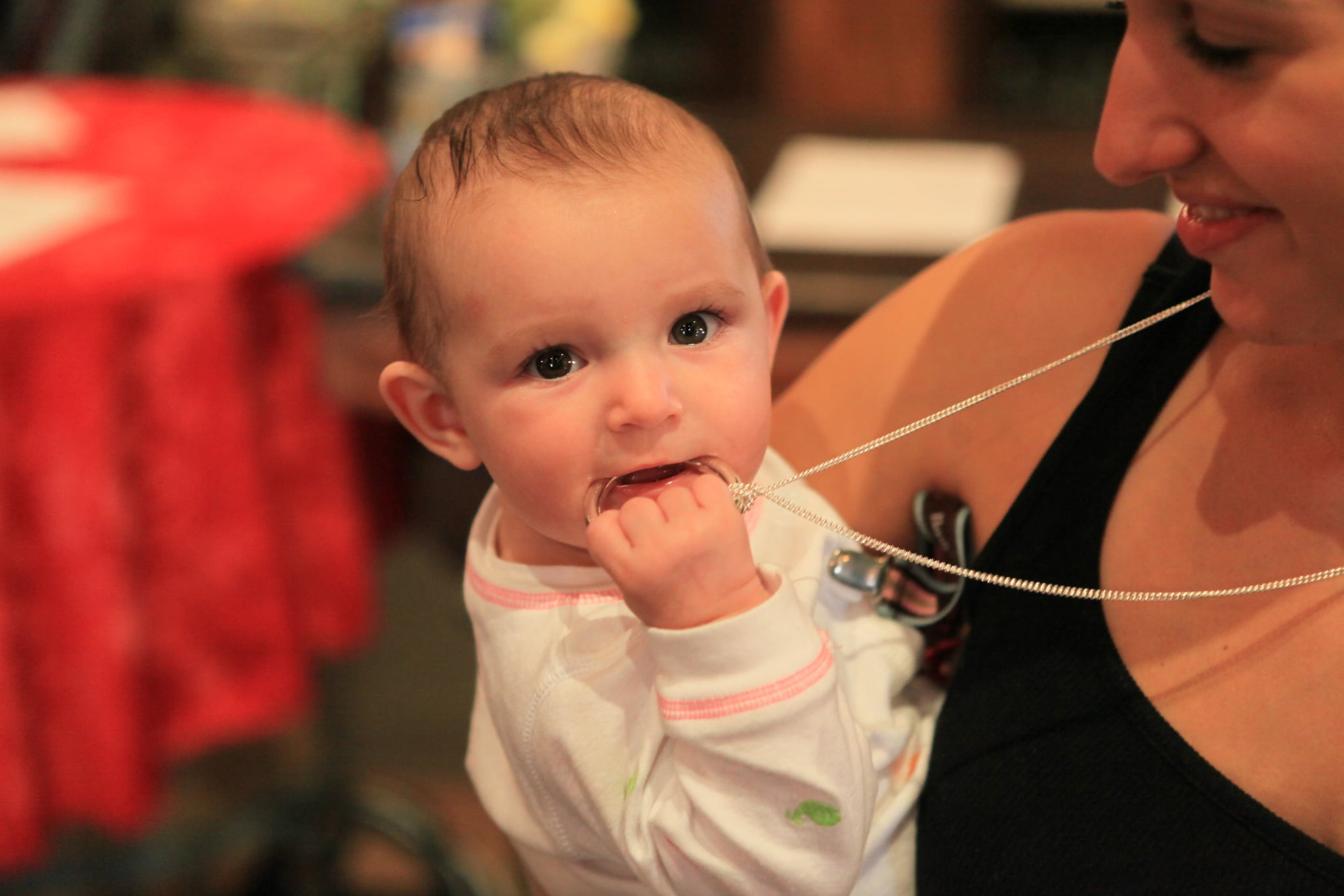 amber teething necklace target