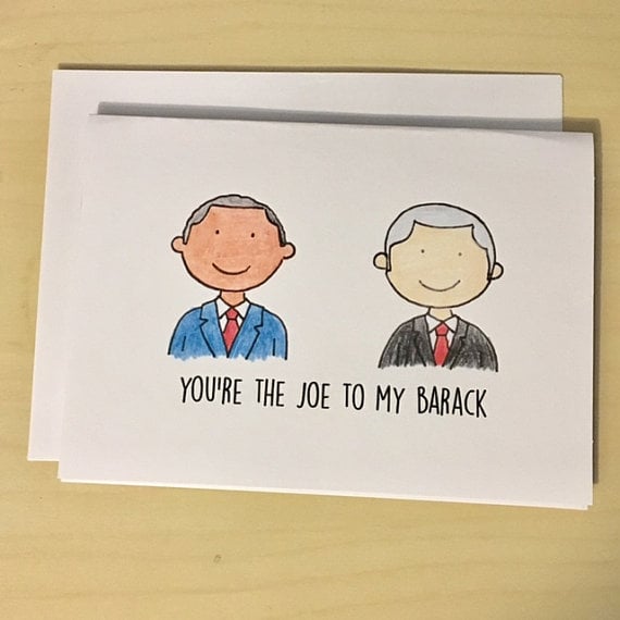 KatyMaherart Obama and Joe Card