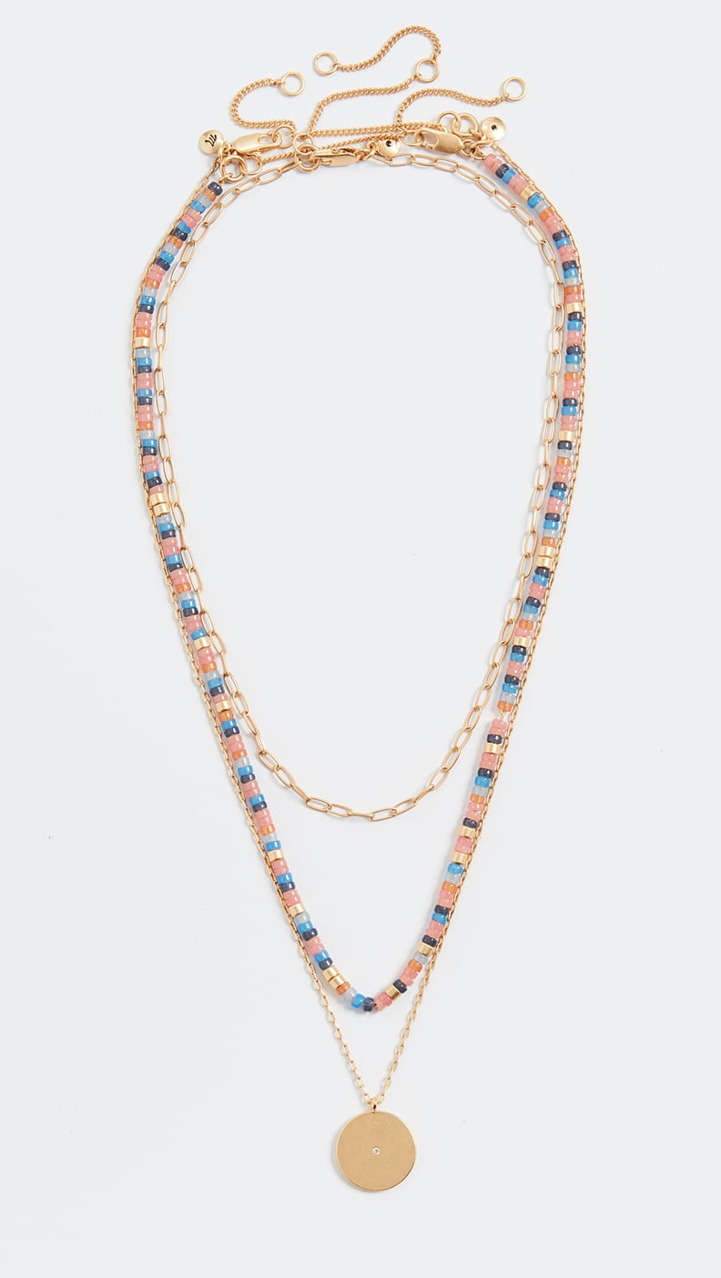 Madewell Beaded Layer Necklace Set