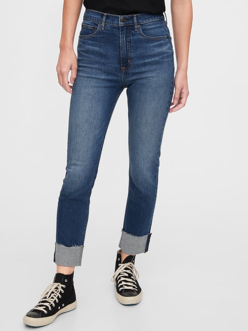 High Rise Cigarette Jeans