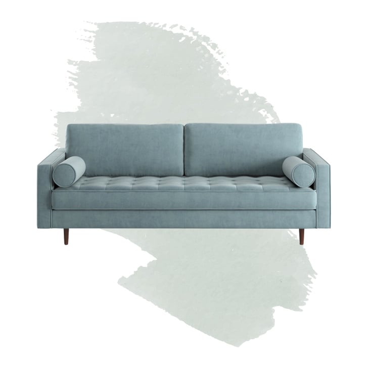 Derry Velvet 88" Square Arm Sofa The Best Home Products on Sale From Aug. 1016, 2020