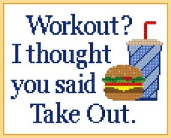 I Thought You Said Take Out pattern