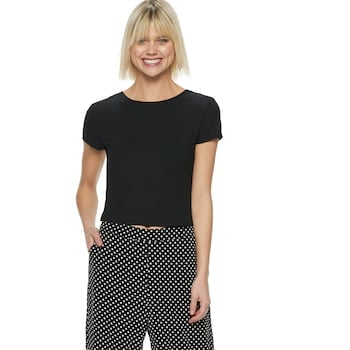 POPSUGAR at Kohl's Ribbed Crop Top