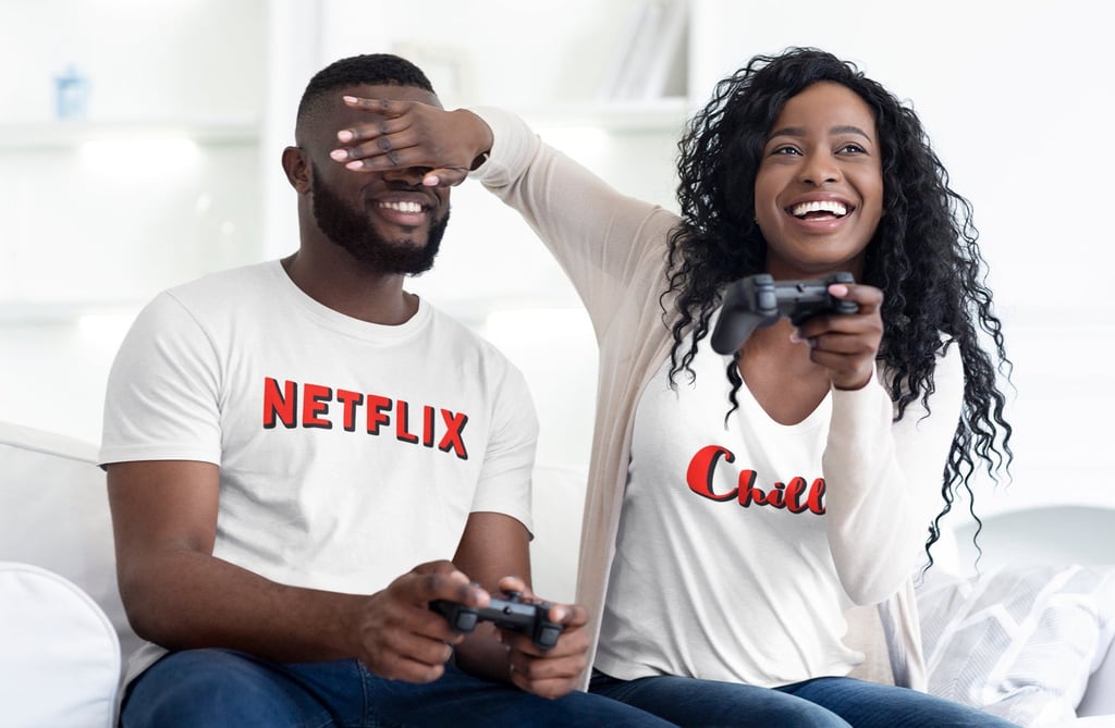 Netflix And Chill Matching Shirts
