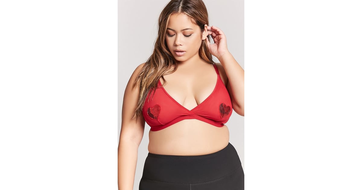 sequin bra top forever 21