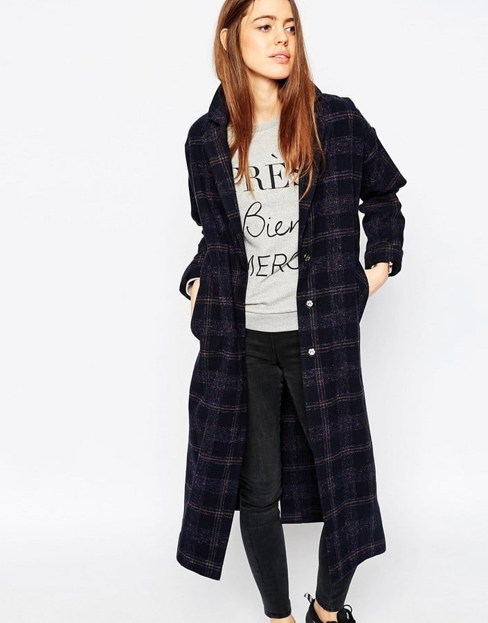 Asos Duster Coat in Check ($106)