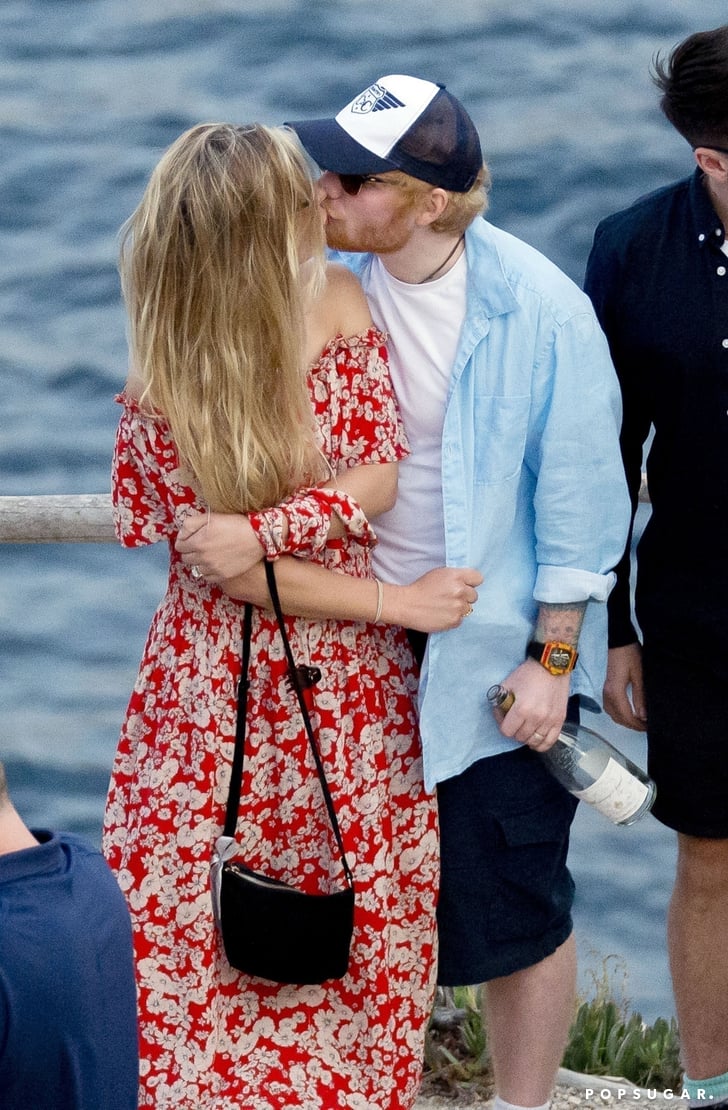 Ed Sheeran And Cherry Seaborn Kissing In Ibiza June 2019 Popsugar Celebrity