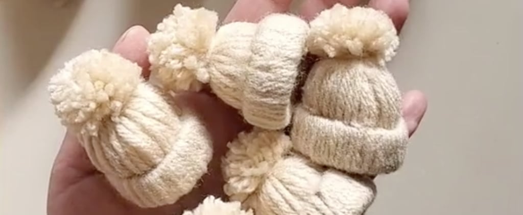 How to Make DIY Mini Winter Hat Garland | TikTok Video