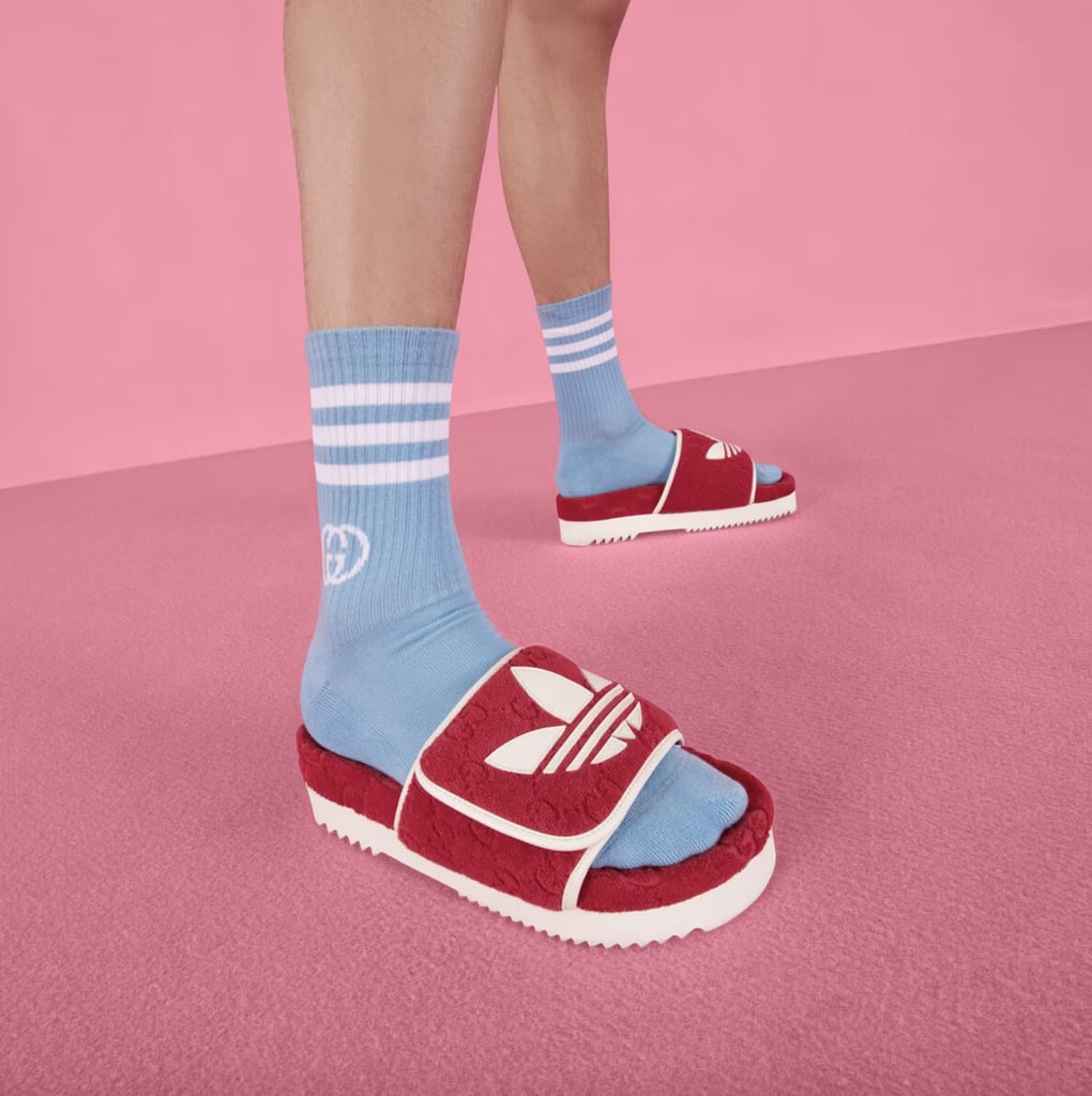 Adidas x Gucci GG Platform Sandals
