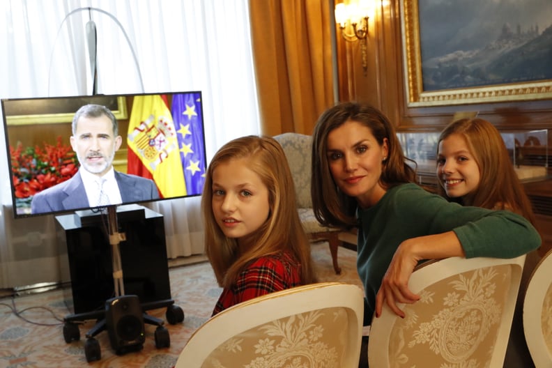 Princess Leonor and Infanta Sofía in 2017