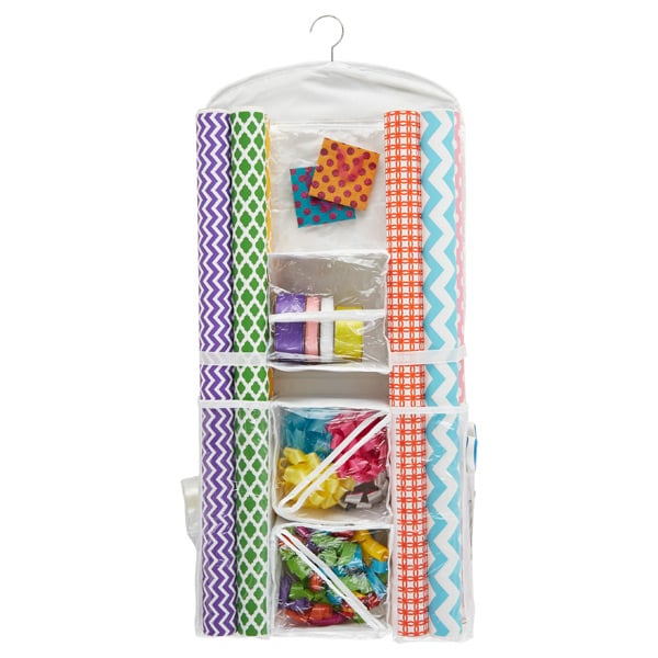The Container Store Hanging Gift Wrap Organiser