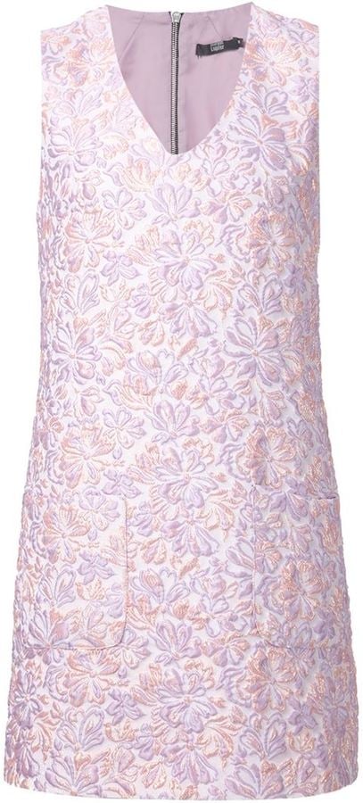 Markus Lupfer Floral Brocade Shift Dress