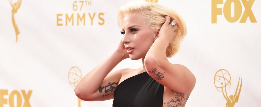 Lady Gaga at the Emmy Awards 2015
