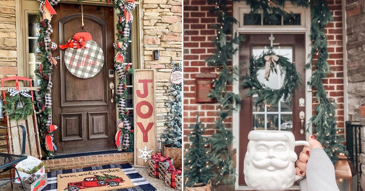 20 Front-Porch Holiday Decorating Ideas That'll Turn Your Home Into an Inviting Wonderland
