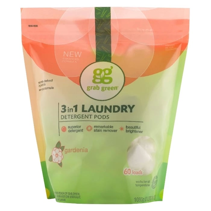 Grab Green Gardenia 3-in-1 Laundry Detergent Pods