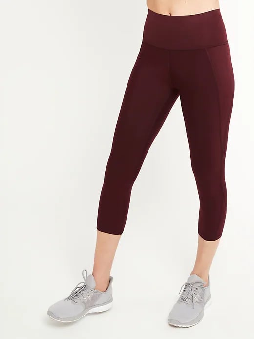 Old Navy High-Waisted Elevate Built-In Sculpt Crop Leggings