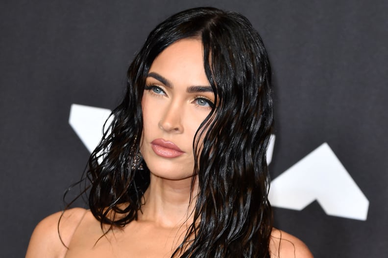 US actress Megan Fox arrives for the 2021 MTV Video Music Awards at Barclays Center in Brooklyn, New York, September 12, 2021. (Photo by ANGELA  WEISS / AFP) (Photo by ANGELA  WEISS/AFP via Getty Images)