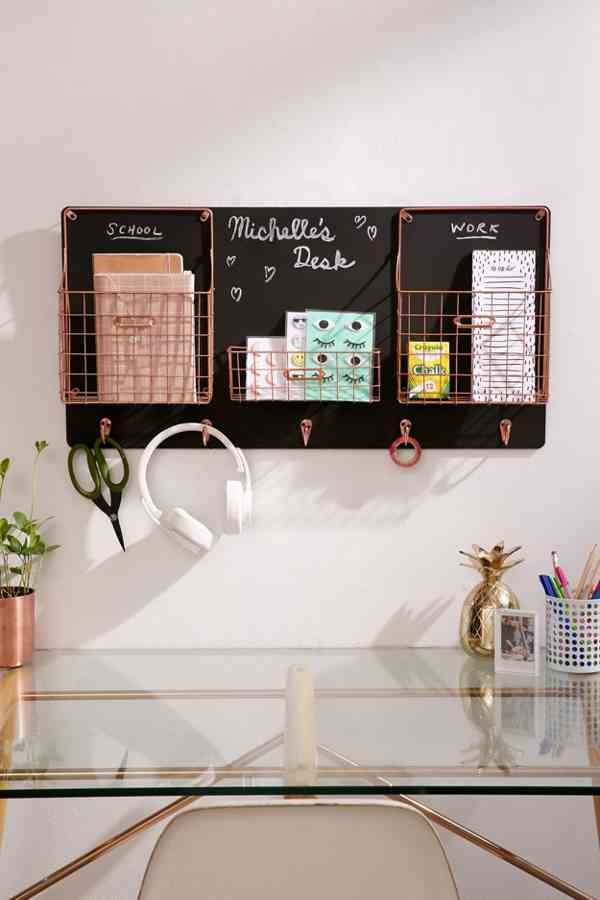 Chalkboard cheap wall organizer