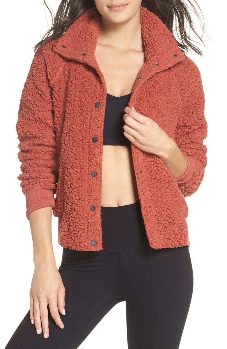 Cozy up bomber jacket zella clearance