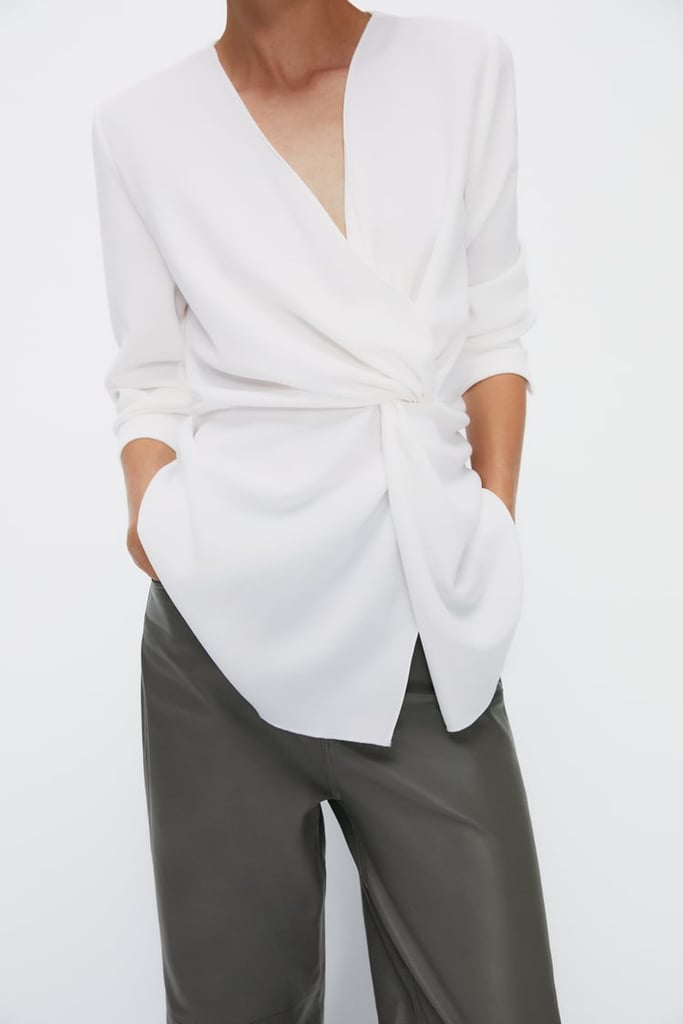 Zara Knotted Blouse