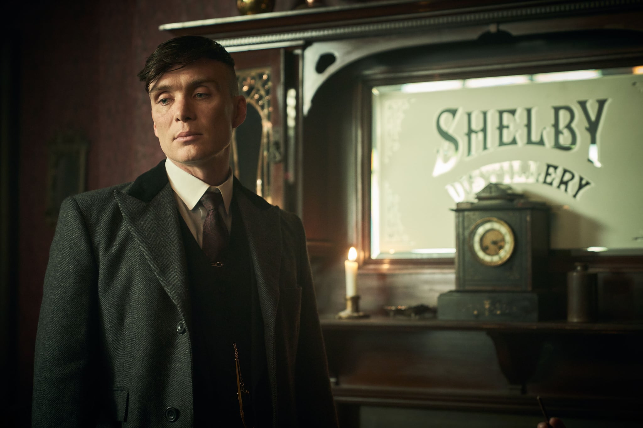 WARNING: Embargoed for publication until 00:00:01 on 17/09/2019 - Programme Name: Peaky Blinders V - TX: n/a - Episode: Peaky Blinders V Ep 6 (No. 6) - Picture Shows:  Tommy Shelby (Cillian Murphy) - (C) Caryn Mandabach Productions Ltd. 2019 - Photographer: Robert Viglasky