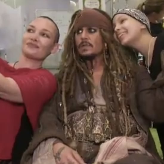 Johnny Depp as Captain Sparrow at Children's Hospital Video