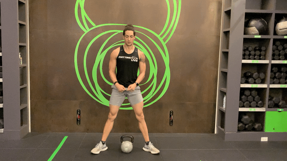 Circuit: Block 4, Exercise 2: Kettlebell Sumo Deadlift to High Pull