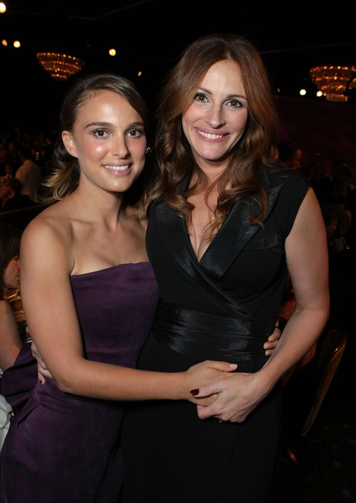 Julia posed with a fresh-faced Natalie Portman at the American Cinematheque Awards in 2007.