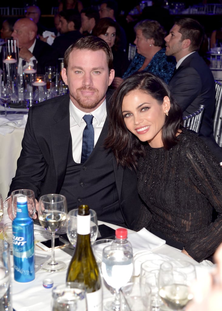 They cozied up at their table during the GLAAD Media Awards in LA in March 2015.