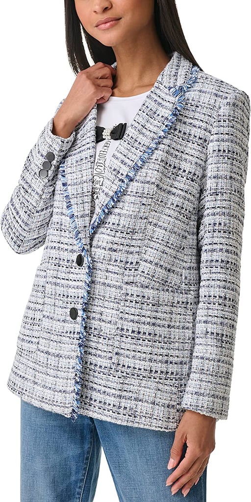 A Tailored Tweed Jacket From Karl Lagerfeld Paris