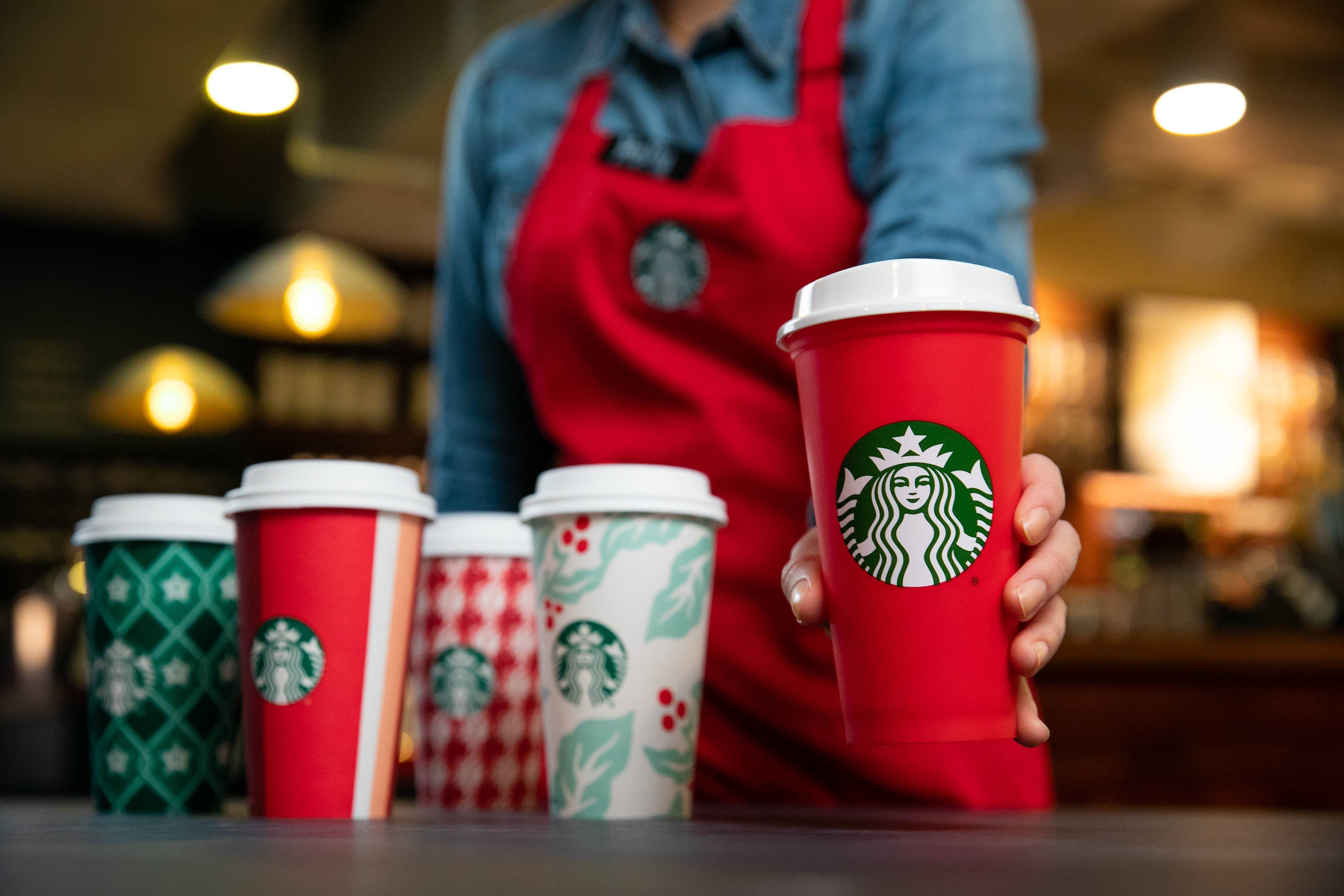 Starbucks just debuted new holiday cups and they are totally gorgeous