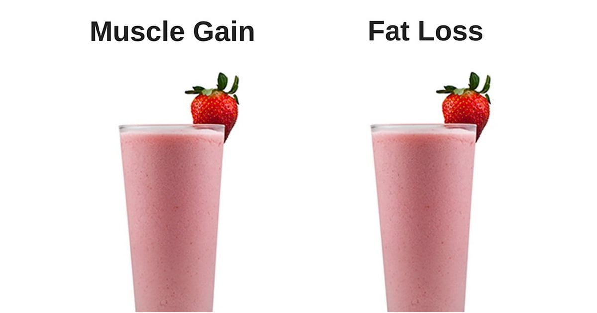 Smoothie Hack for Muscle Gain and Weight Loss POPSUGAR Fitness
