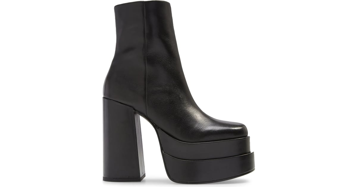 black platform boots steve madden