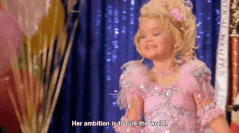 You know her secret ambitions.