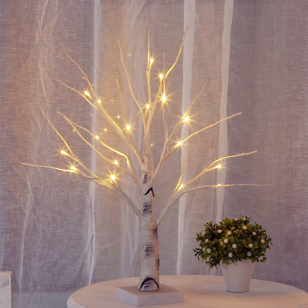 Bolylight Lighted Birch Tree Centrepiece Jewellery Tree Night Light Table Lamp Best Fake Christmas Trees On Amazon Popsugar Uk Parenting Photo 4