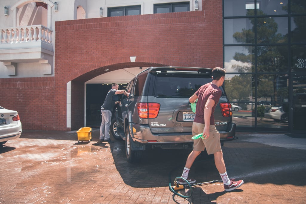 Wash your partner's car for them.