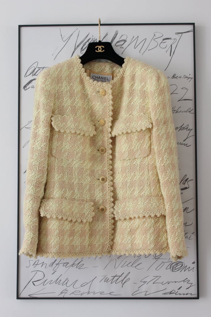 Chanel Iconic Vintage Pink And Cream Jacket, 100+ Vintage and Secondhand  Chanel Pieces We're Losing Our Minds Over