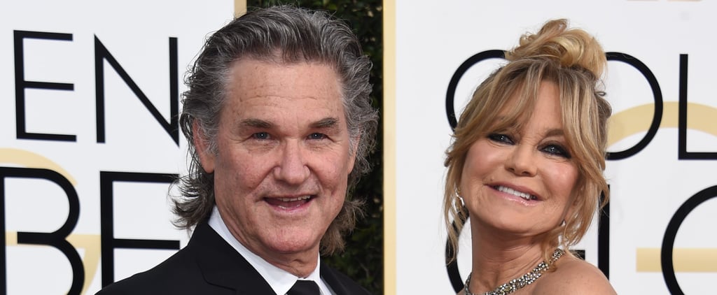 Goldie Hawn and Kurt Russell at the 2017 Golden Globes
