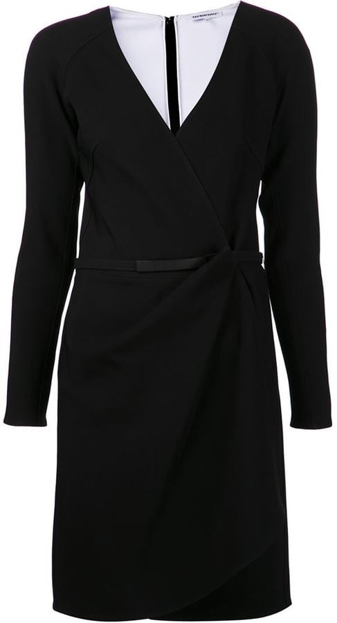 Michelle Obama Black Wrap Dress May 2016 | POPSUGAR Fashion
