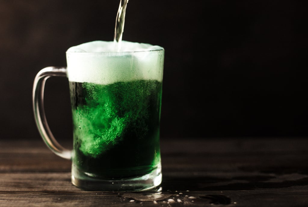 Green Beer Zoom Background