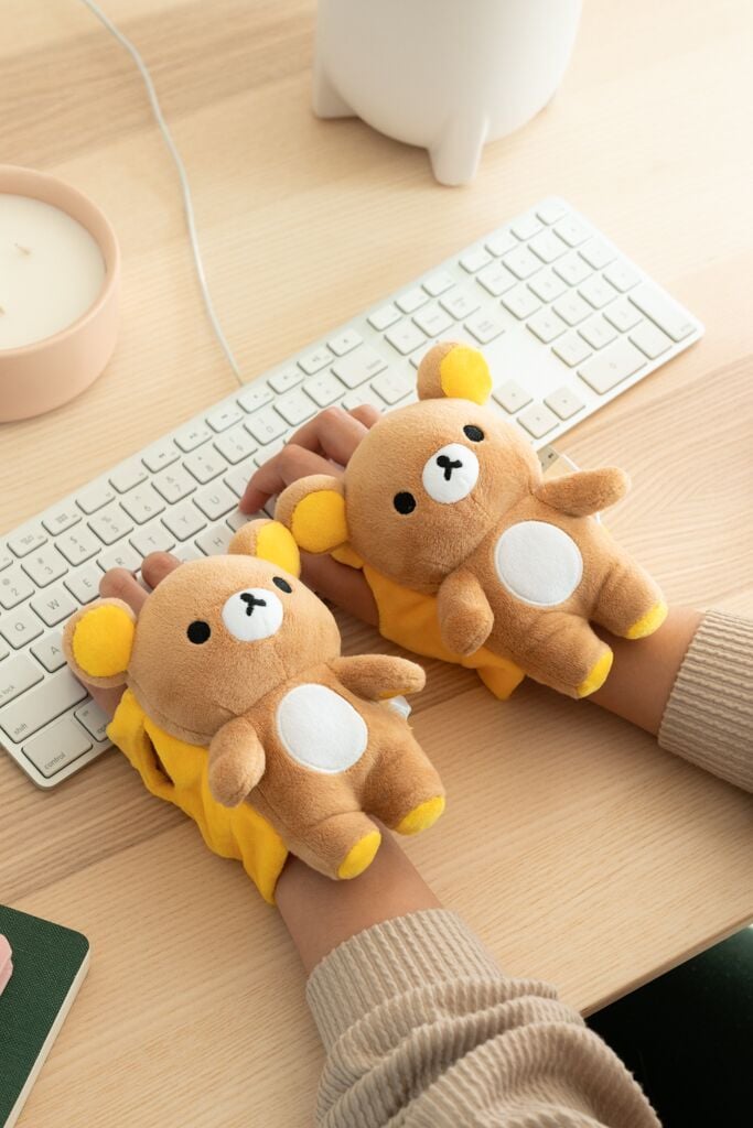 Smoko Rilakkuma USB Wired Handwarmers