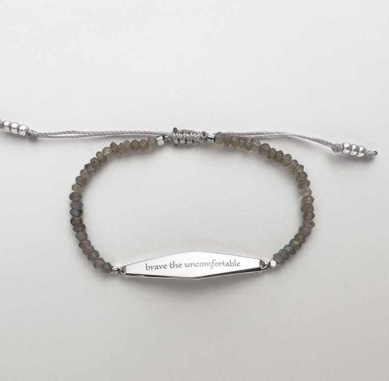 Presently Silver Labradorite Gemstone Bracelet