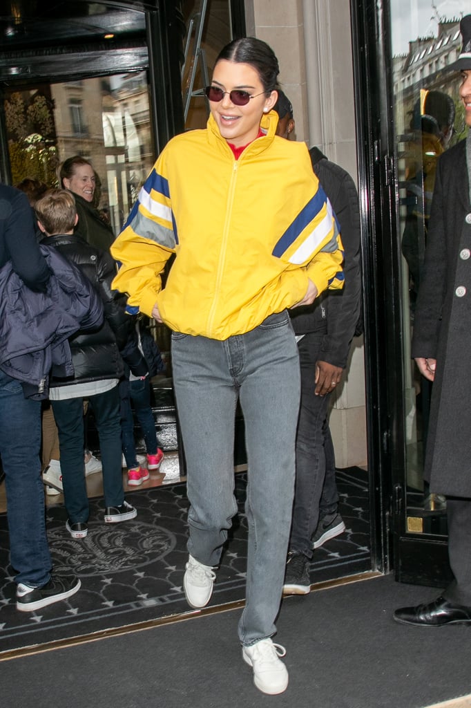 Kendall Jenner Yellow Balenciaga Jacket